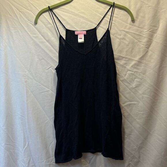 Lilly Pulitzer Tops - Lilly Pulitzer Navy Knit Tank Top
